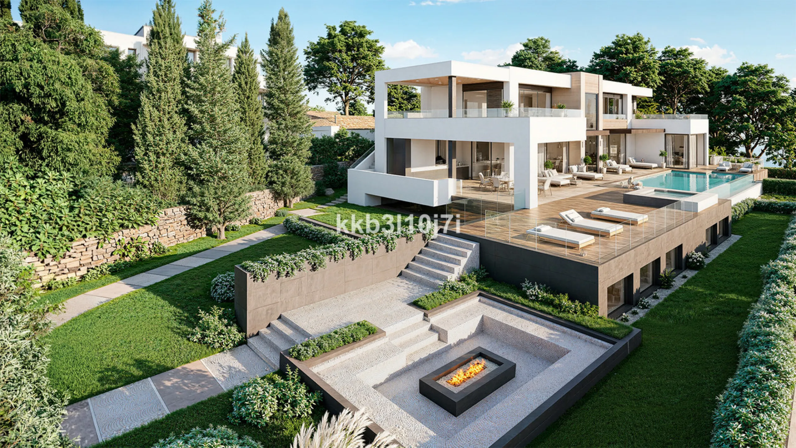 Situated in one of the most desirable residential areas of Nueva Andalucía, this impressive new-build villa currently under construction represents a rare opportunity to acquire a contemporary home with spectacular views of the Mediterranean Sea and the i