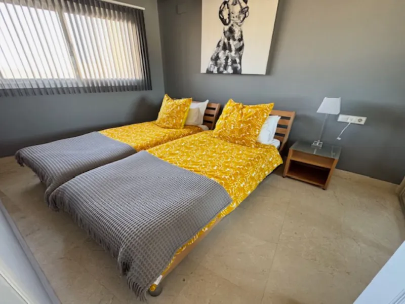 This bright unusually large 2 bedroom luxury, south facing penthouse is situated within the exclusive, beautifully kept, luxury complex  in Riviera del Sol next to the prestigious Miraflores Golf Club House.The property consists of a very large lounge/din