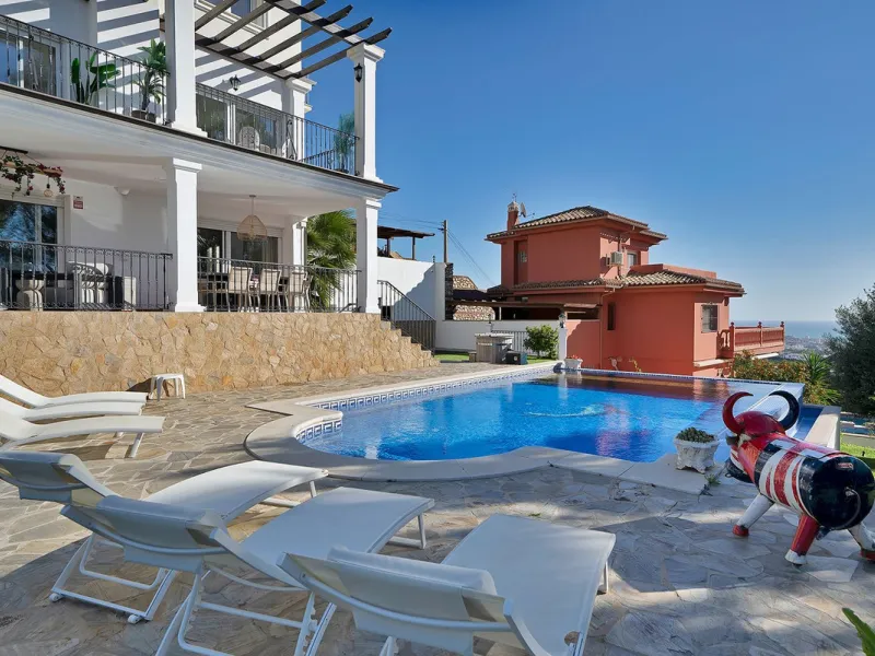 Set within one of Benalmádena's most sought-after residential enclaves, this exceptional detached villa is a refined expression of Mediterranean luxury, where contemporary comfort meets enduring Andalusian character.
