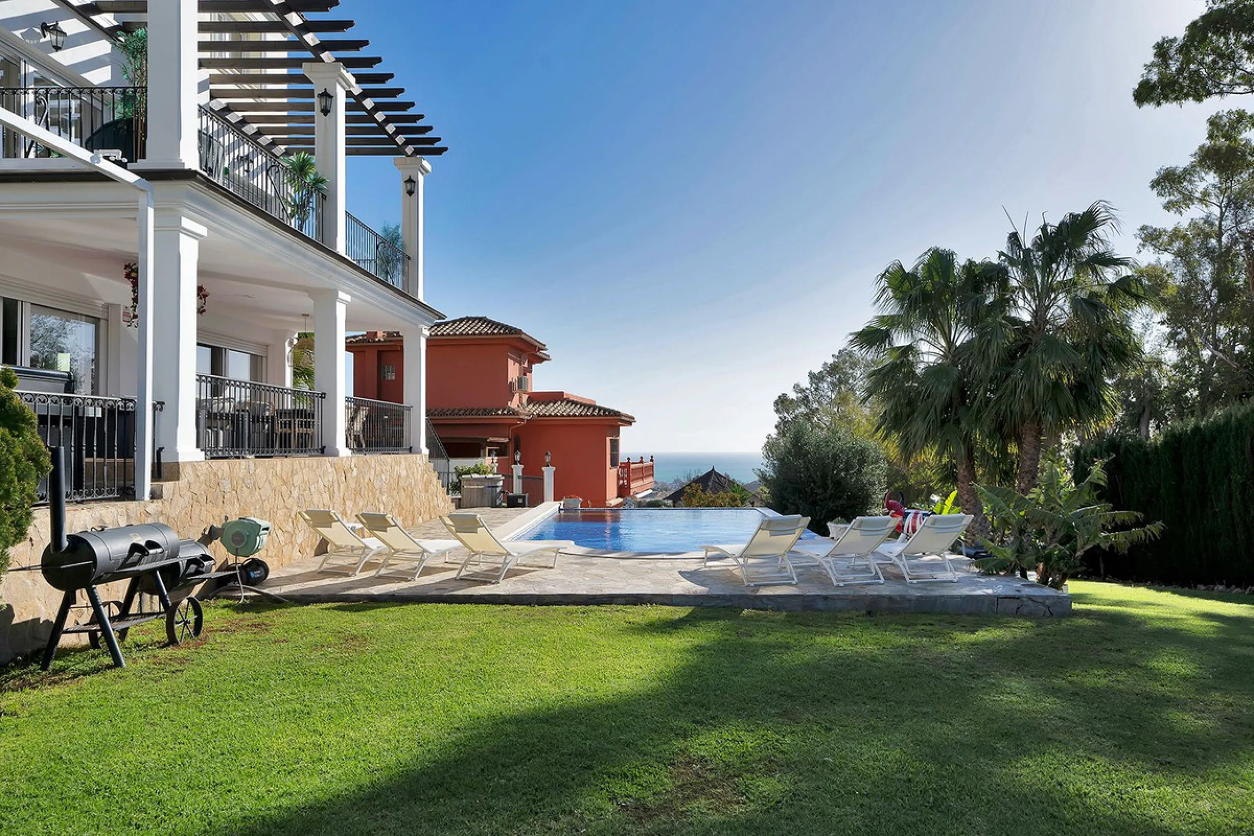Set within one of Benalmádena's most sought-after residential enclaves, this exceptional detached villa is a refined expression of Mediterranean luxury, where contemporary comfort meets enduring Andalusian character.