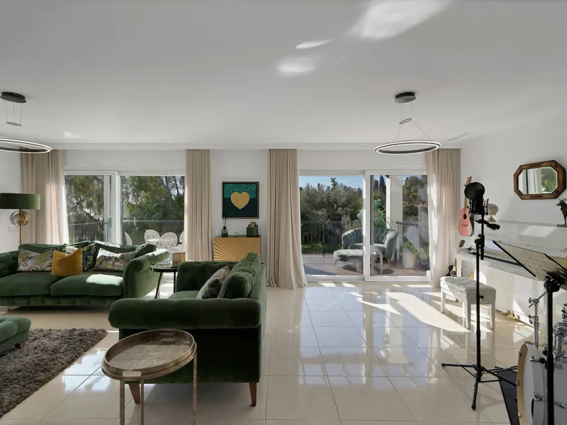 Set within one of Benalmádena's most sought-after residential enclaves, this exceptional detached villa is a refined expression of Mediterranean luxury, where contemporary comfort meets enduring Andalusian character.