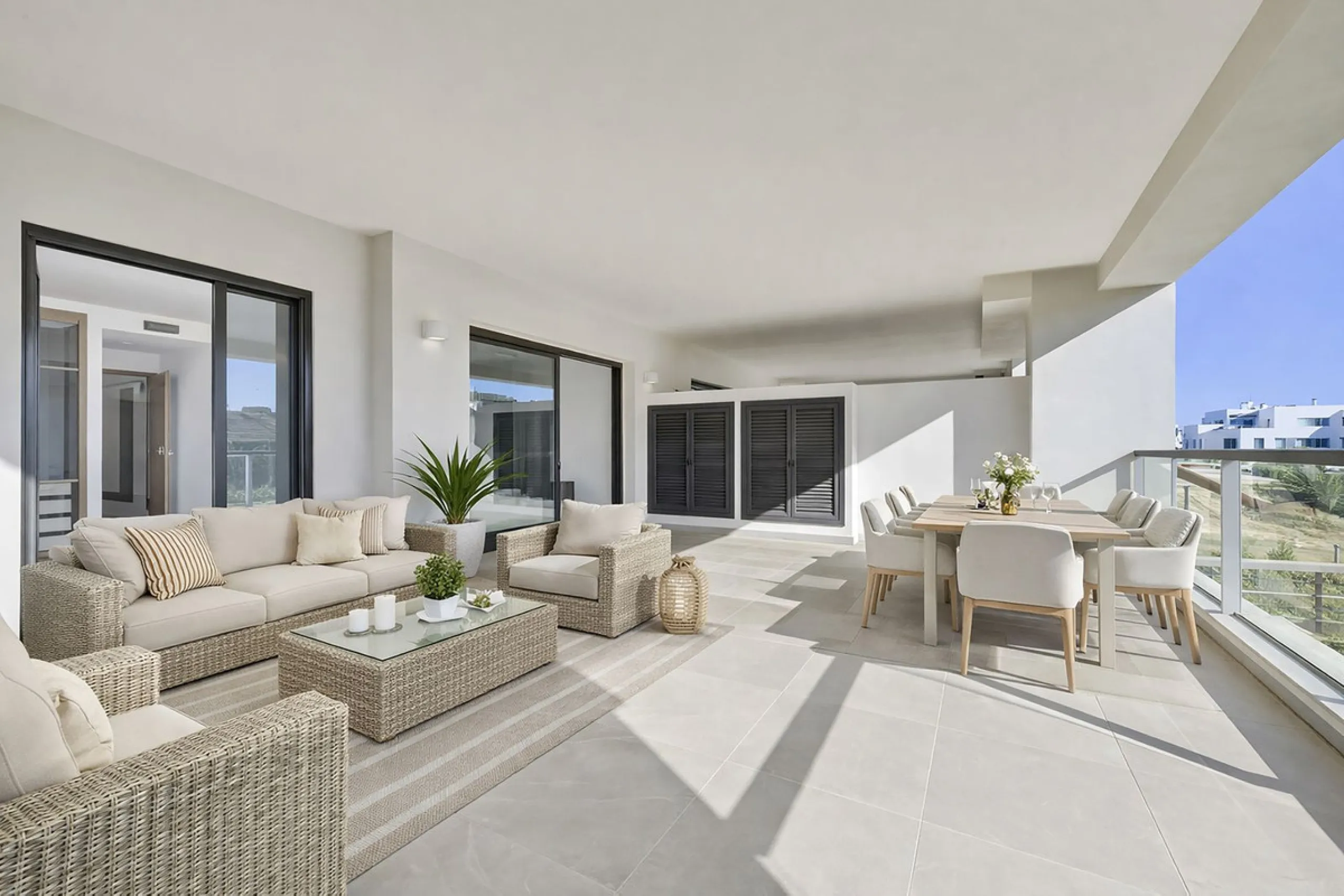 Modern 3-Bedroom Corner Apartment with West Orientation in Casares Beach