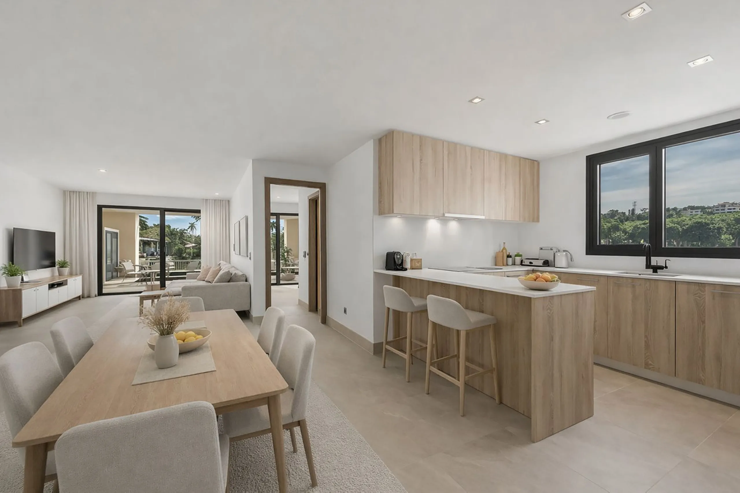 Modern 3-Bedroom Corner Apartment with West Orientation in Casares Beach