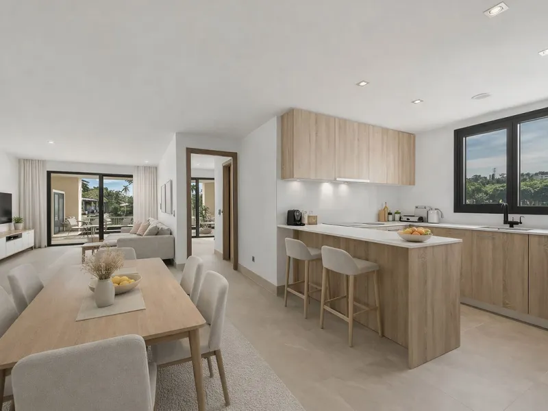 Modern 3-Bedroom Corner Apartment with West Orientation in Casares Beach