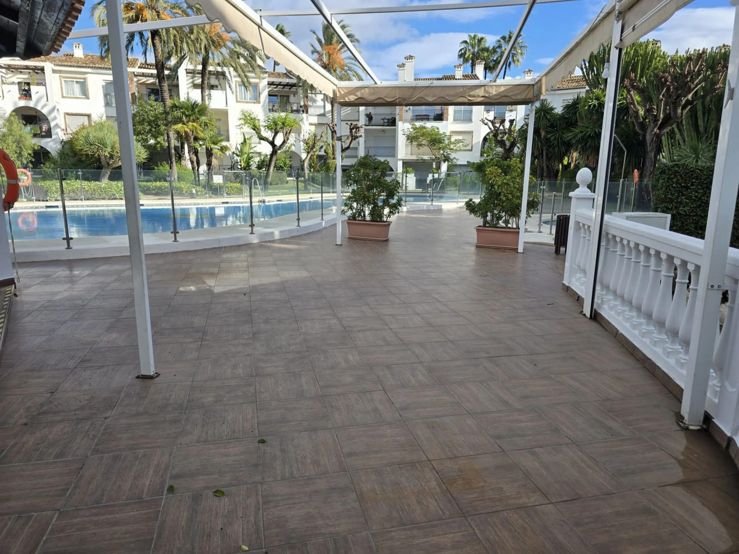 First line beach complex. Direct access to beach promenade, mediteranean sea and beach restaurants.