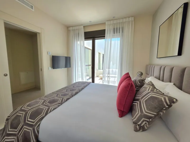 This beautiful house is located in an enviable beachfront position within the prestigious Velaya development on the New Golden Mile, offering breathtaking sea views and direct access to the beach.