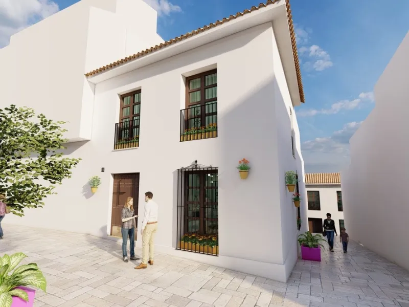 House - Semi-Detached House в продаже в Estepona, Málaga. В доме 3 спален и 3 ванных комнат. Площадь дома 260 м². Площадь участка 90 м²