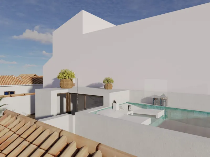 House - Semi-Detached House в продаже в Estepona, Málaga. В доме 3 спален и 3 ванных комнат. Площадь дома 260 м². Площадь участка 90 м²
