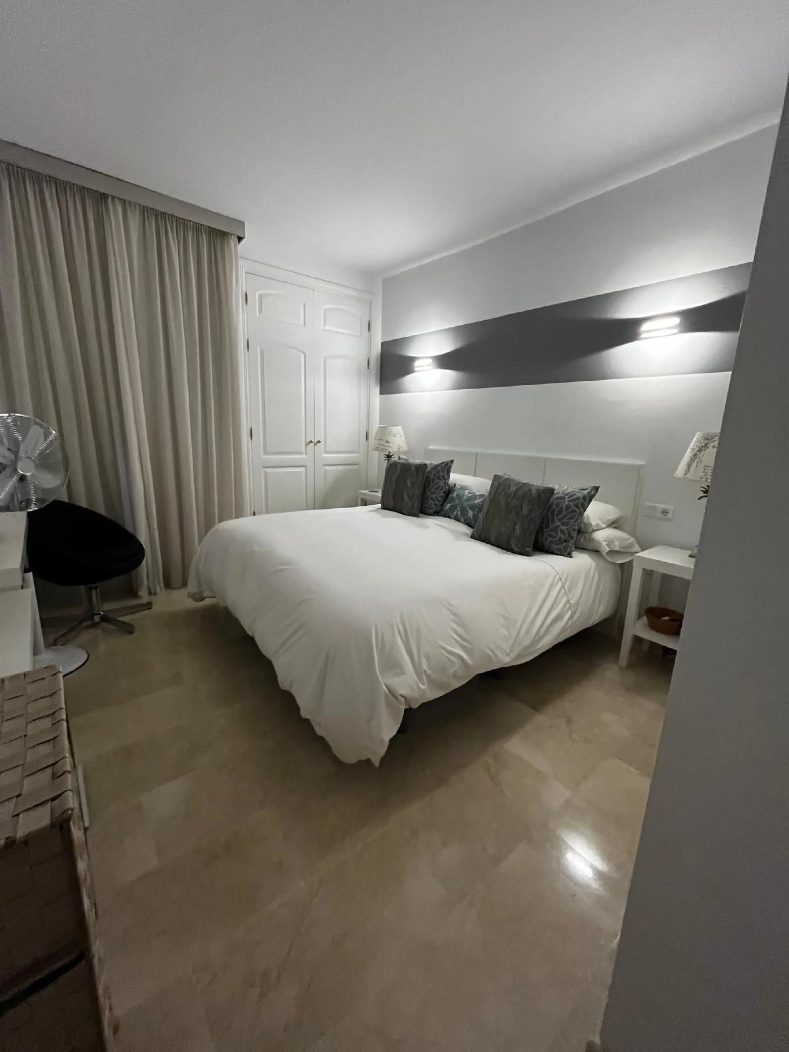 Beautiful modern ground floor two-bedroom, two-bathroom ground floor apartment located in the prestigious Elviria area on the Costa Del Sol.