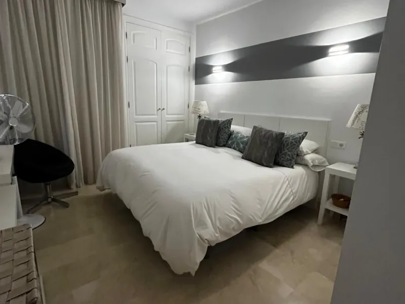 Beautiful modern ground floor two-bedroom, two-bathroom ground floor apartment located in the prestigious Elviria area on the Costa Del Sol.