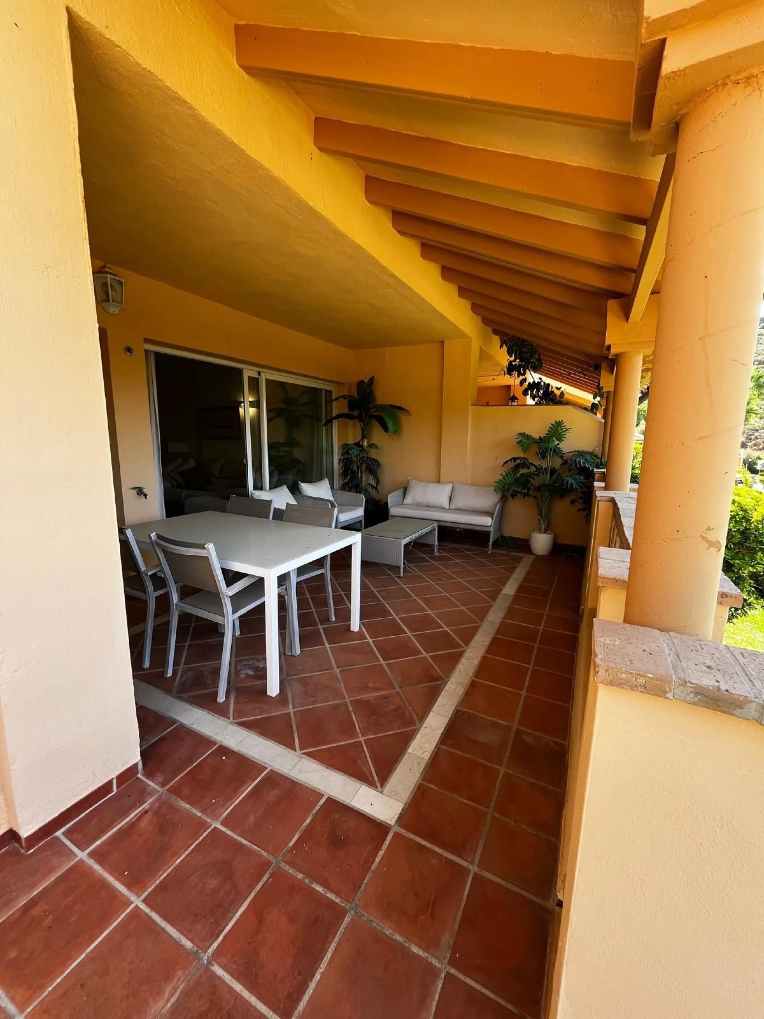 Beautiful modern ground floor two-bedroom, two-bathroom ground floor apartment located in the prestigious Elviria area on the Costa Del Sol.
