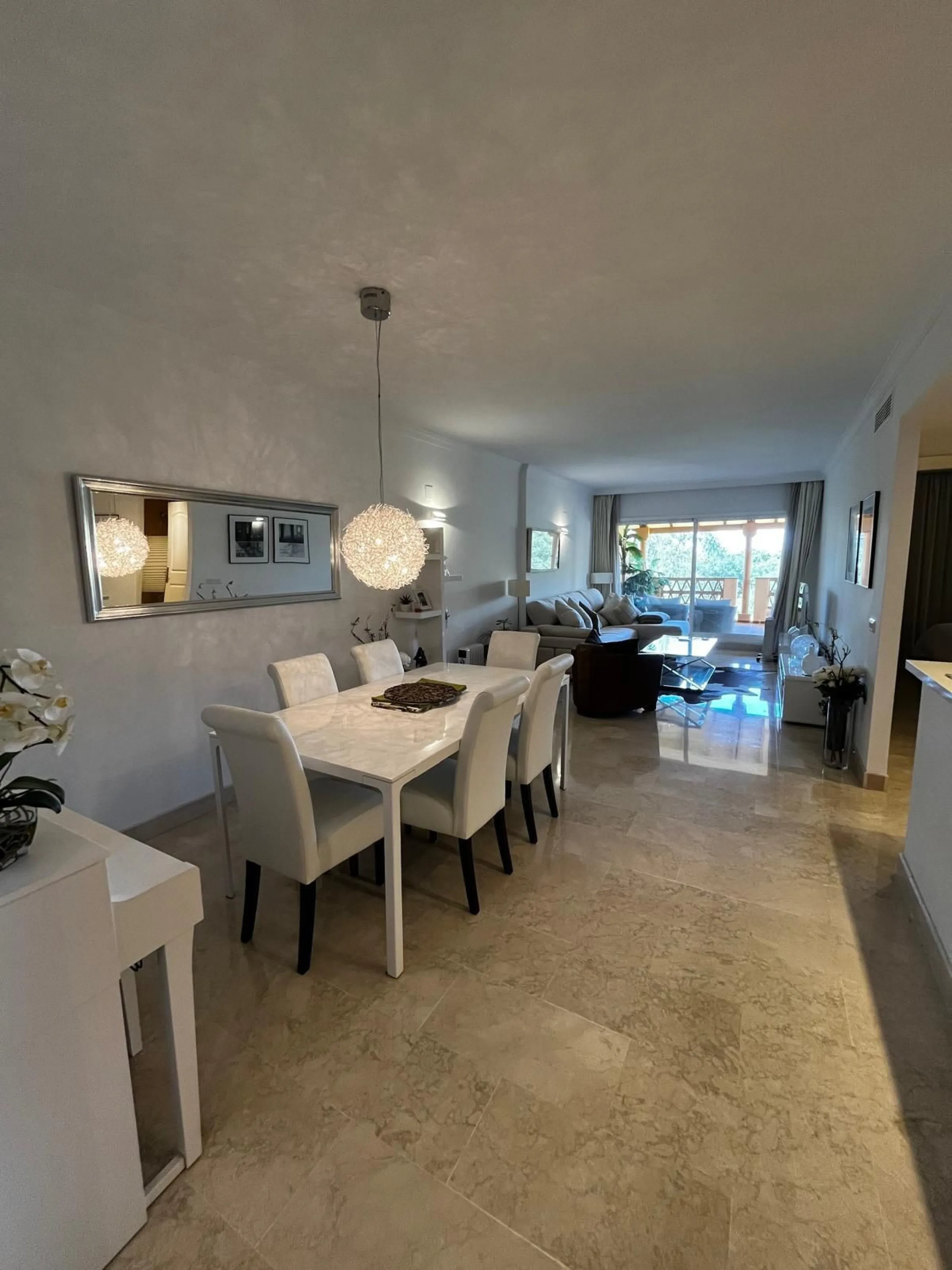 Beautiful modern ground floor two-bedroom, two-bathroom ground floor apartment located in the prestigious Elviria area on the Costa Del Sol.