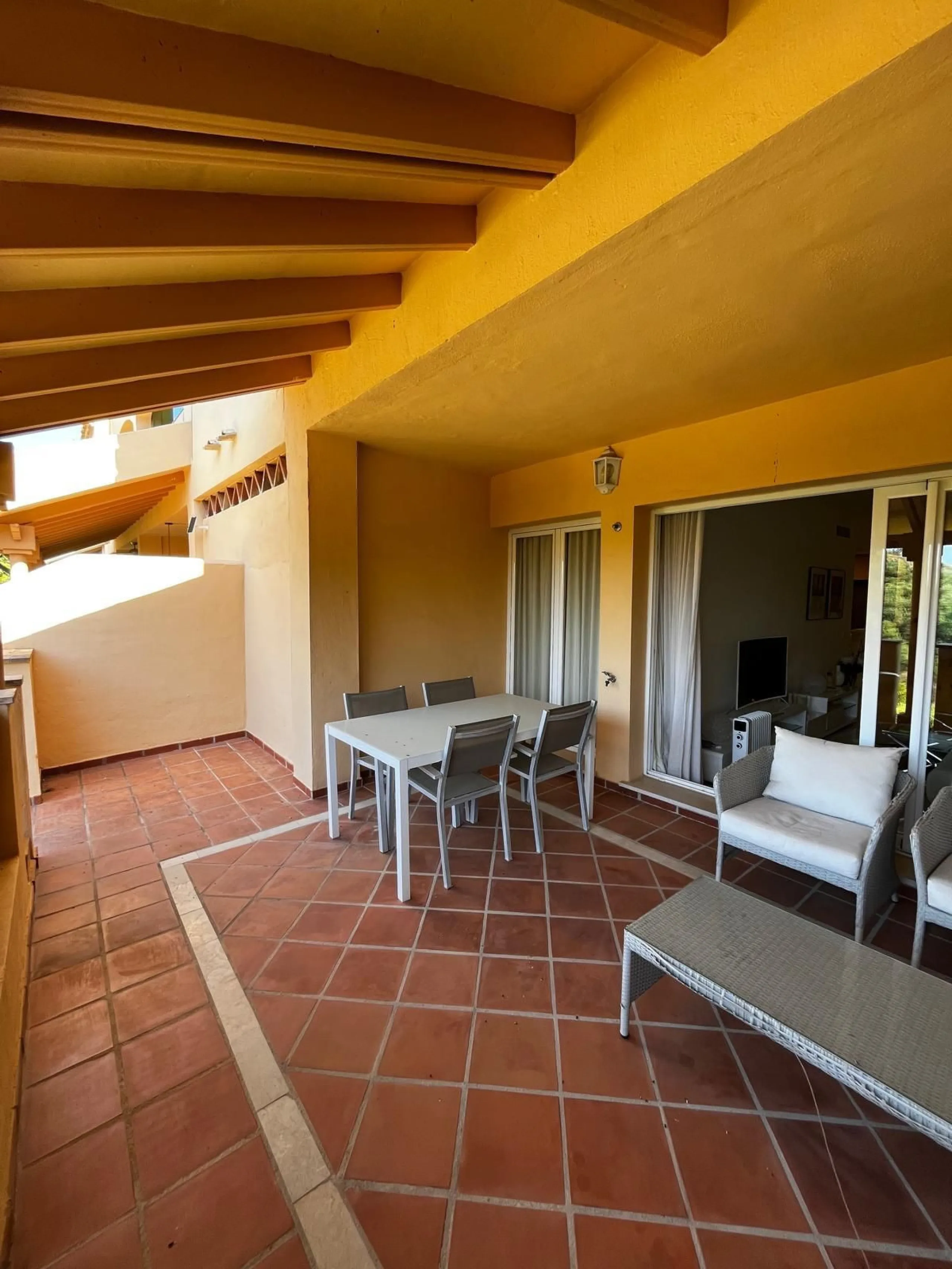Beautiful modern ground floor two-bedroom, two-bathroom ground floor apartment located in the prestigious Elviria area on the Costa Del Sol.