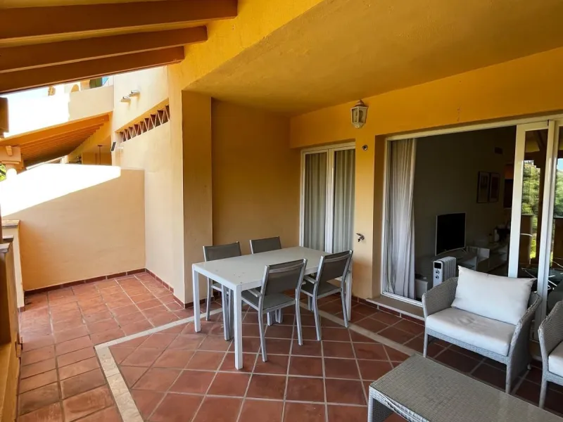 Beautiful modern ground floor two-bedroom, two-bathroom ground floor apartment located in the prestigious Elviria area on the Costa Del Sol.