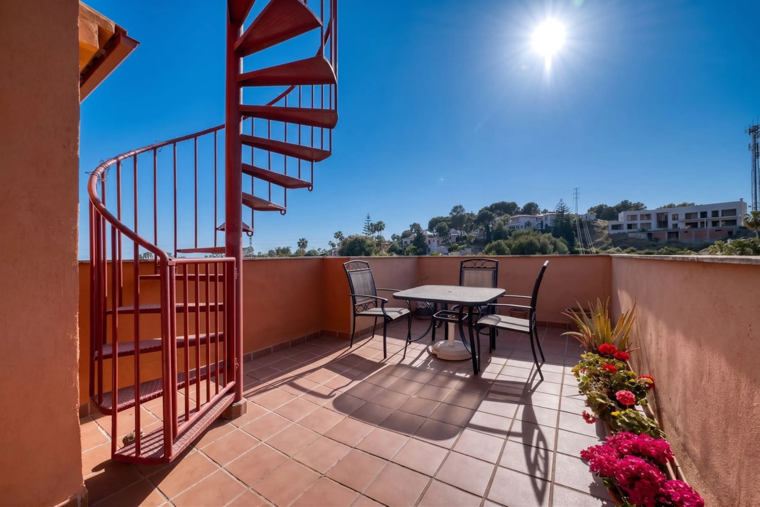 Duplex penthouse for sale, corner unit with panoramic sea and mountain views!