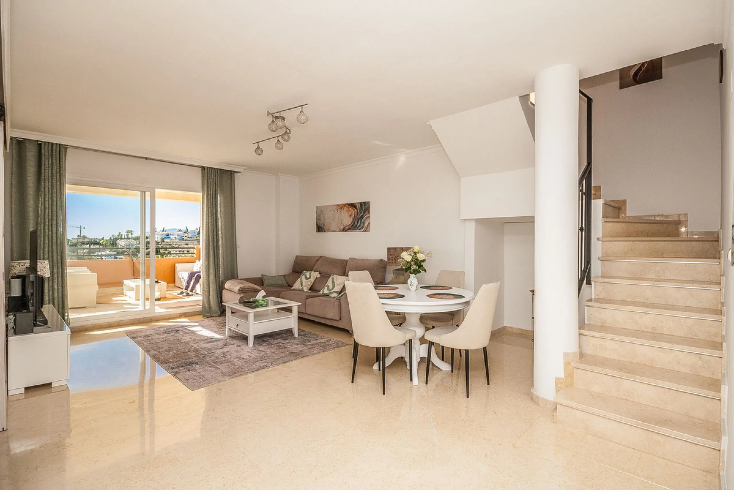 Discover your dream retreat in this stunning two-bedroom penthouse, where breathtaking views await you at every turn. Featuring a modernized kitchen and bathrooms, this residence combines style and functionality. Enjoy the convenience of underground parki
