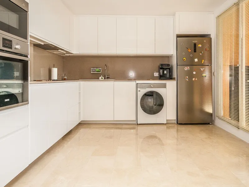 Discover your dream retreat in this stunning two-bedroom penthouse, where breathtaking views await you at every turn. Featuring a modernized kitchen and bathrooms, this residence combines style and functionality. Enjoy the convenience of underground parki