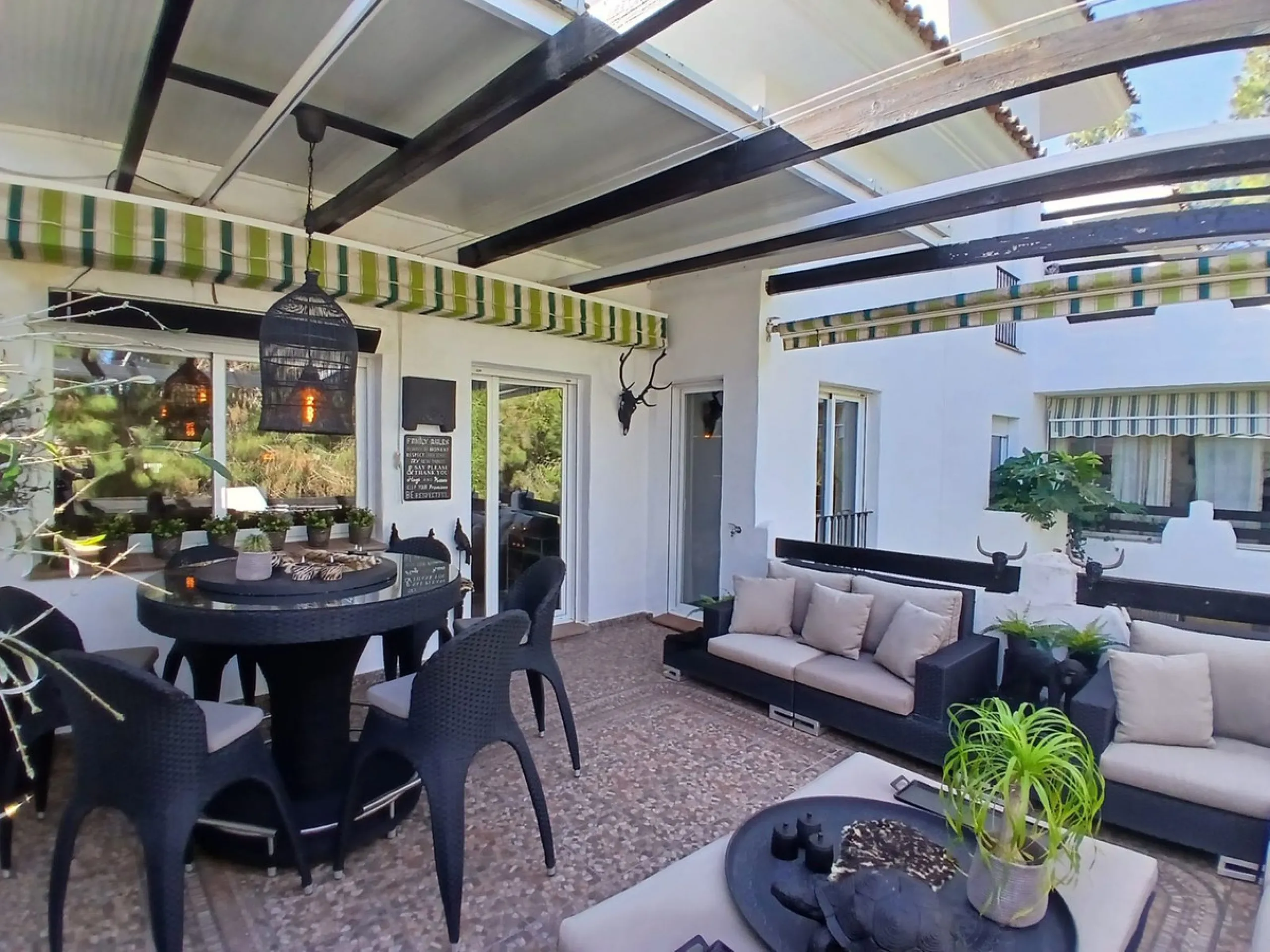 A superb individually designed 3 bedroom duplex apartment in the most exclusive part of Benalmadena Nueva Torrequebrada