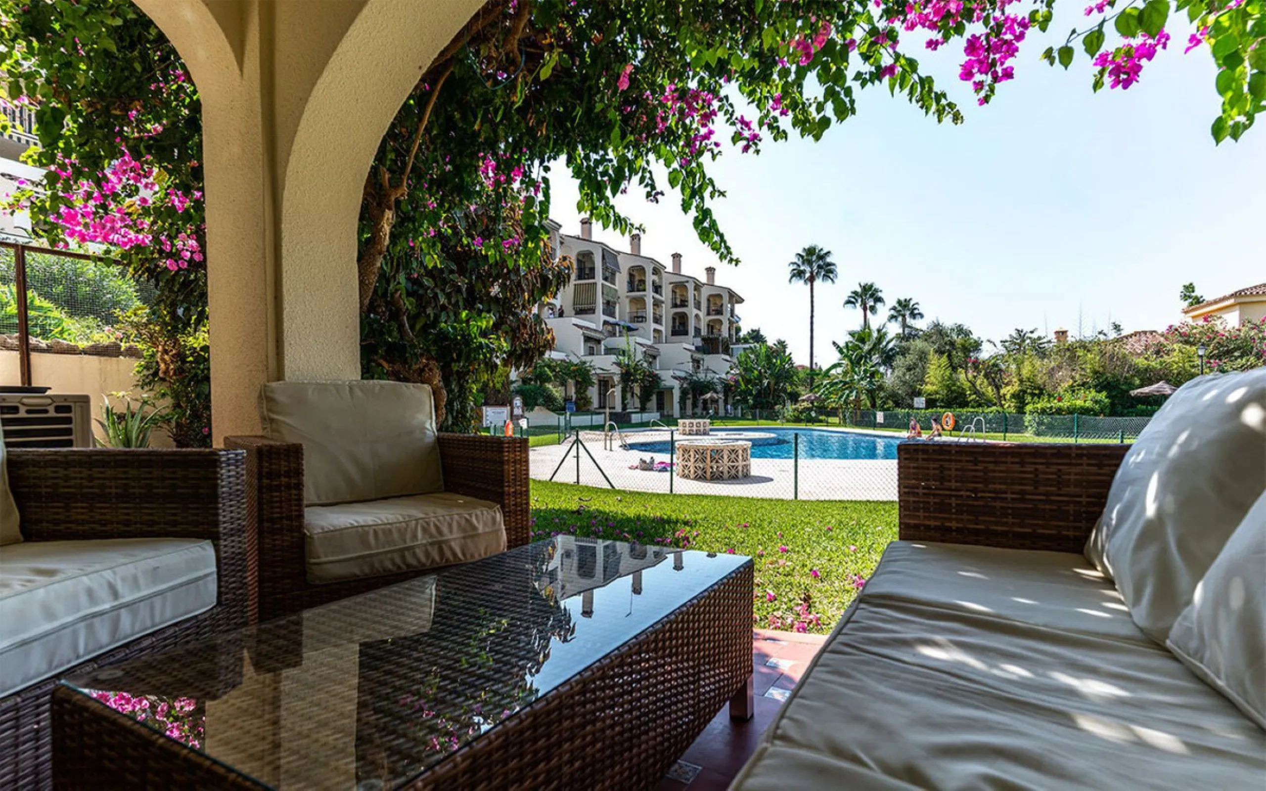 Apartment - Ground Floor Apartment в продаже в Mijas, Málaga. В доме 2 спален и 1 ванных комнат. Площадь дома 77 м²
