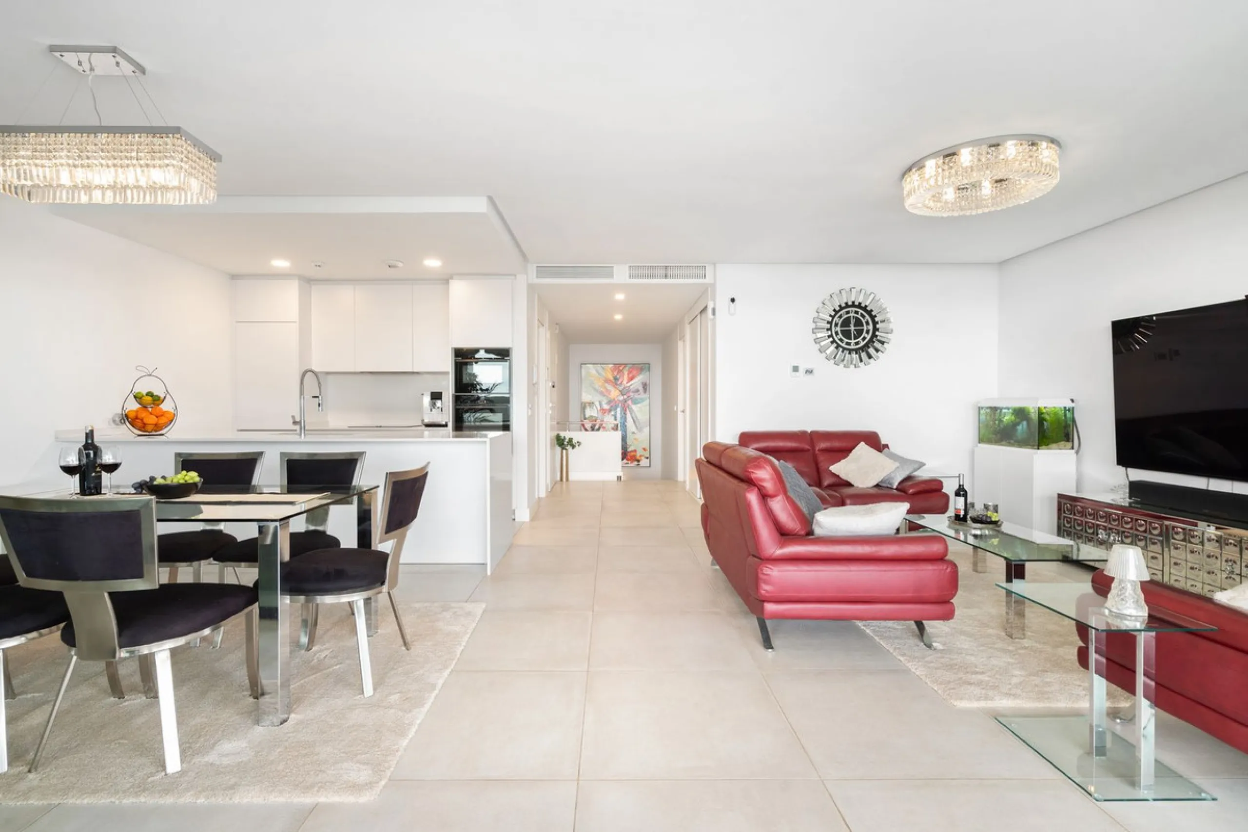 Absolutely stunning, spacious, bright and totally  luxurious   apartment with private garden and pool, enjoying panoramic seaviews.