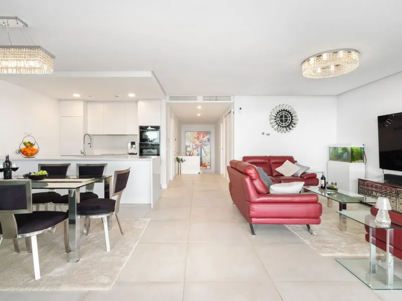 Absolutely stunning, spacious, bright and totally  luxurious   apartment with private garden and pool, enjoying panoramic seaviews.