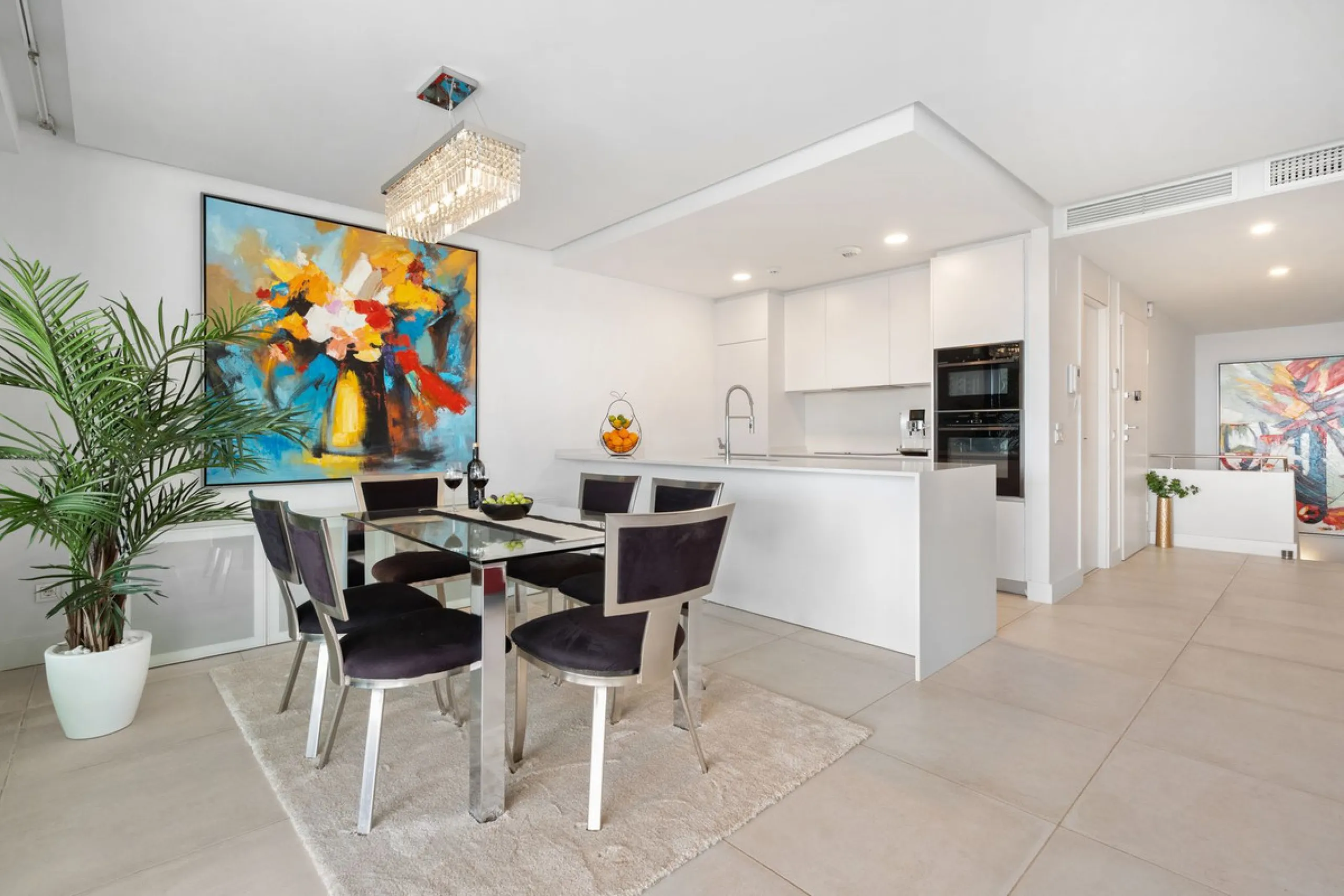 Absolutely stunning, spacious, bright and totally  luxurious   apartment with private garden and pool, enjoying panoramic seaviews.
