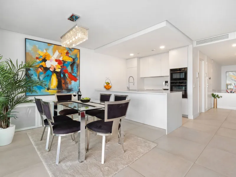 Absolutely stunning, spacious, bright and totally  luxurious   apartment with private garden and pool, enjoying panoramic seaviews.