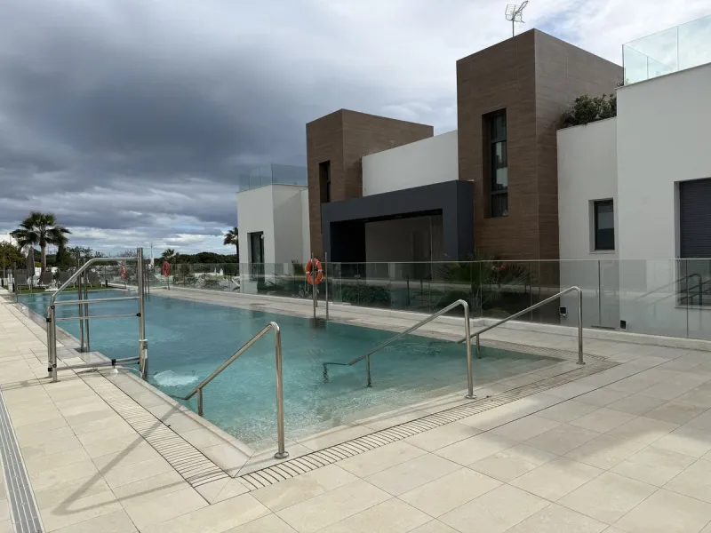 Absolutely stunning, spacious, bright and totally  luxurious   apartment with private garden and pool, enjoying panoramic seaviews.
