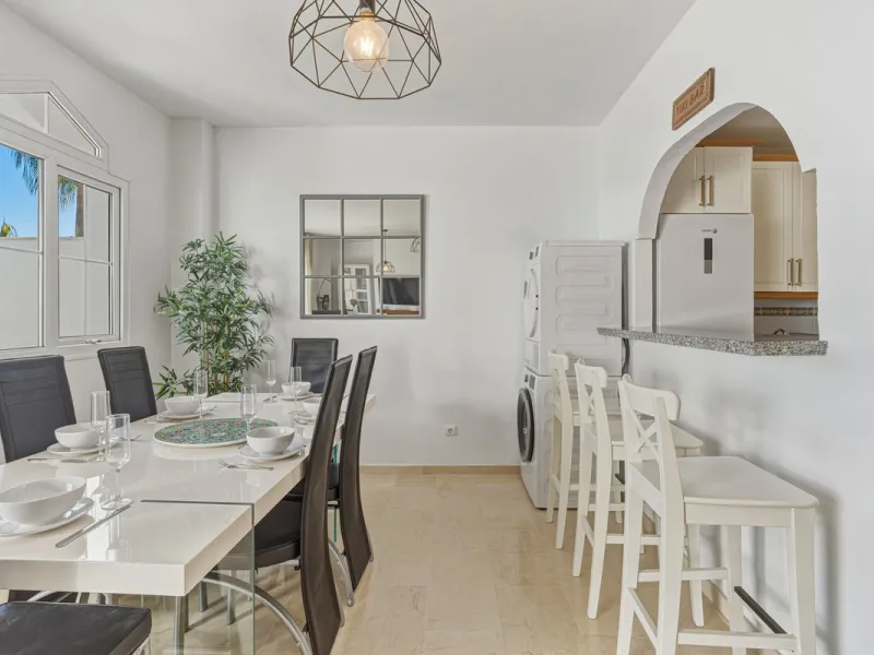 Situated in the sought-after area of Riviera del Sol, Mijas, this well-presented three-bedroom, two-bathroom first-floor apartment offers comfortable coastal living within walking distance of local amenities and the beach.