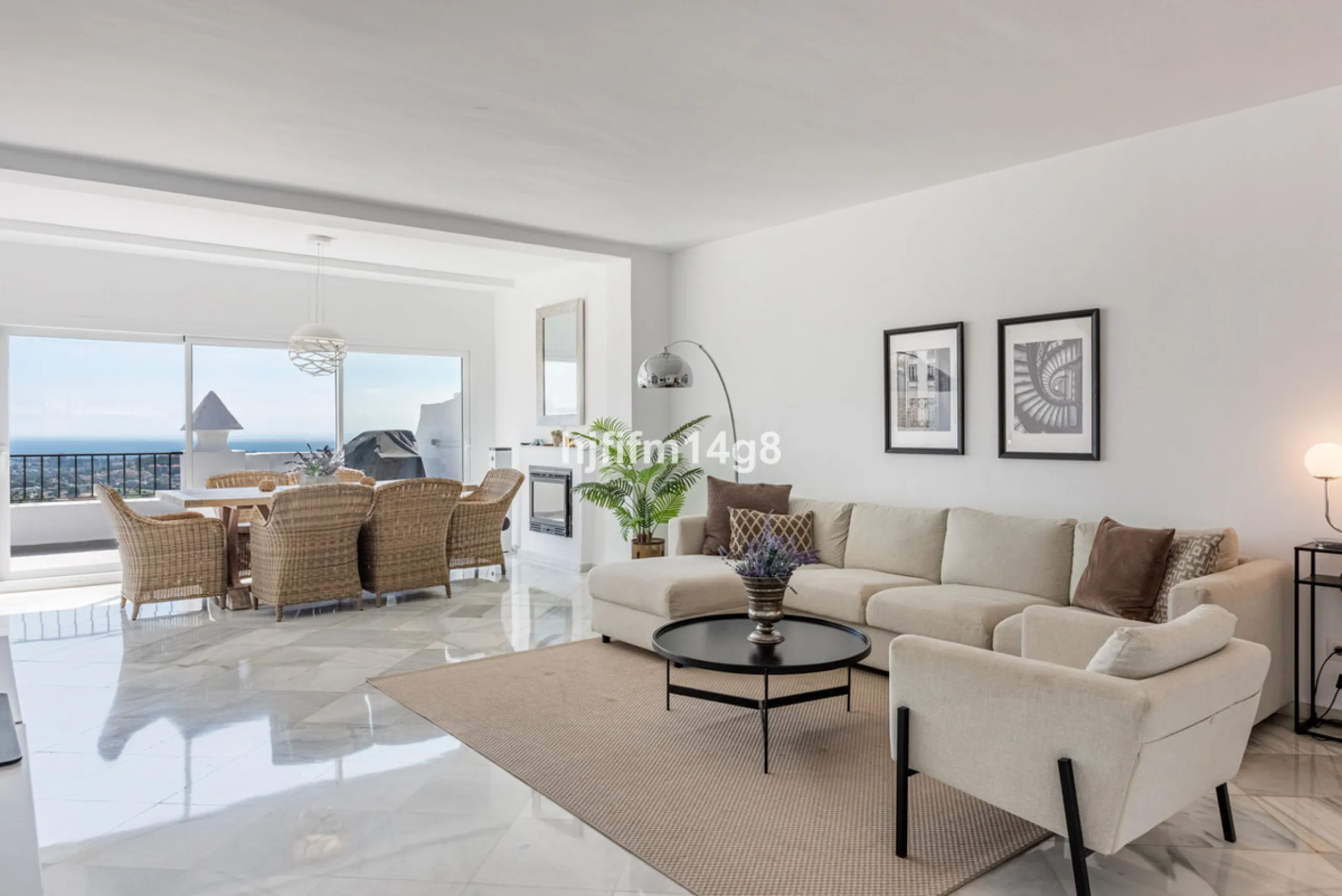 Discover a stunning apartment with the charm and feel of a townhouse in the exclusive Las Colinas de Marbella. This exceptional property, with a total of 241m² (152m² interior plus 89m² of terraces), combines space, natural light, and panoramic views, off