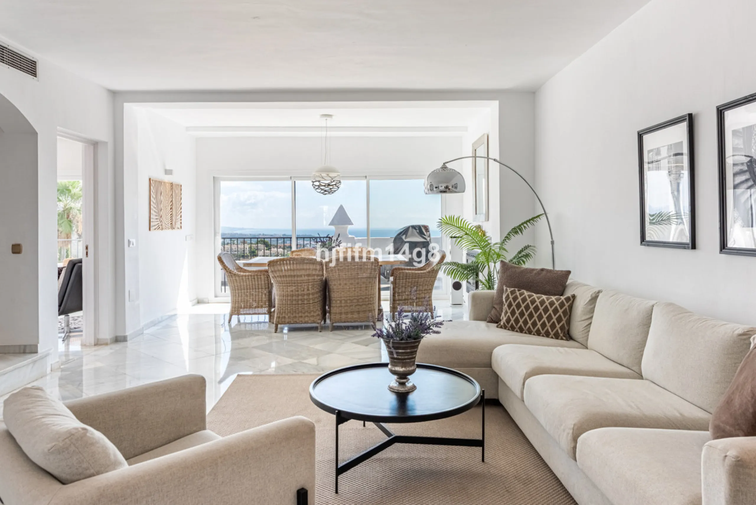 Discover a stunning apartment with the charm and feel of a townhouse in the exclusive Las Colinas de Marbella. This exceptional property, with a total of 241m² (152m² interior plus 89m² of terraces), combines space, natural light, and panoramic views, off