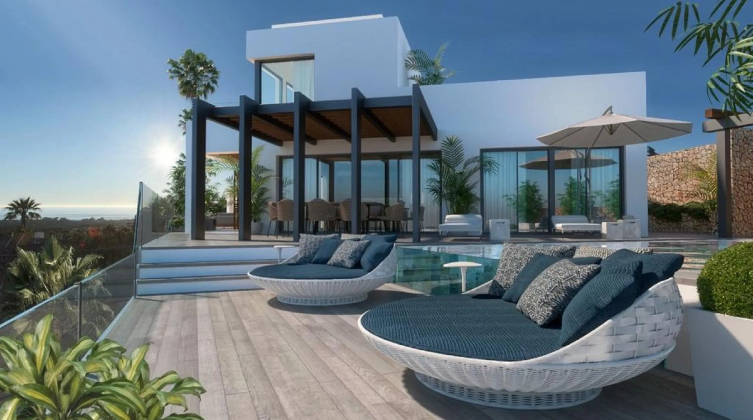 Unique villa ideally located in Elviria, on the beautiful Costa del Sol. This property is situated in a quiet cul-de-sac, within walking distance of the sea and just 10 km from the center of Marbella. Here you can enjoy privacy and tranquility while benef