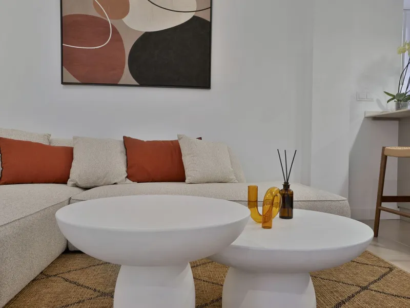 Bright and modern 2-room apartments with high ceilings, filled with sunlight and a sense of space.