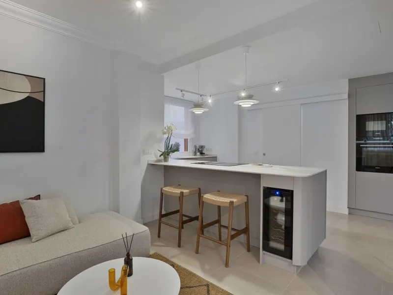 Bright and modern 2-room apartments with high ceilings, filled with sunlight and a sense of space.