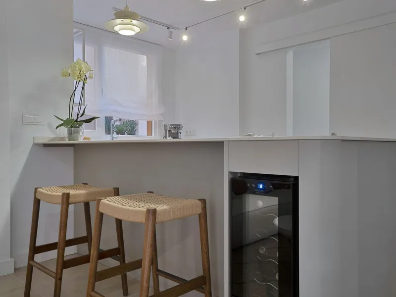 Bright and modern 2-room apartments with high ceilings, filled with sunlight and a sense of space.