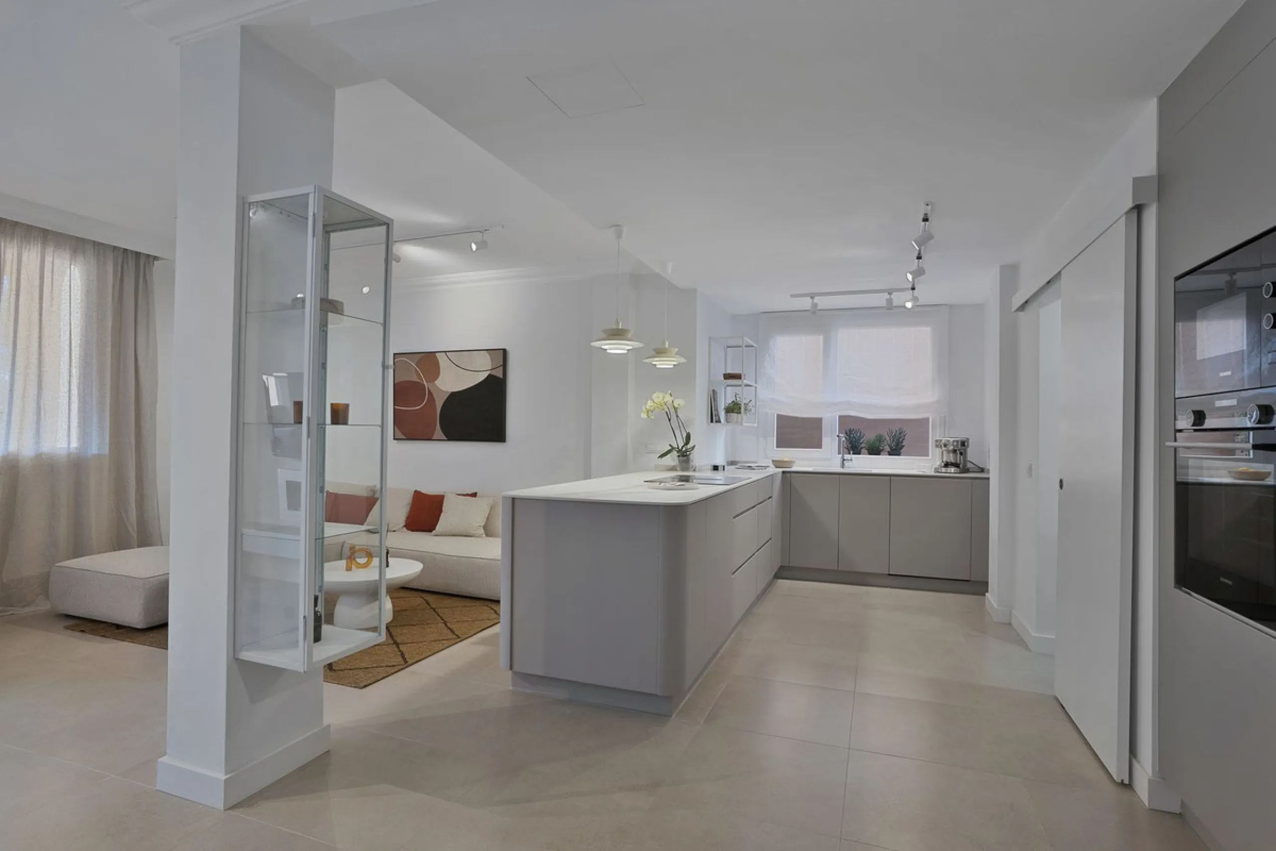 Bright and modern 2-room apartments with high ceilings, filled with sunlight and a sense of space.