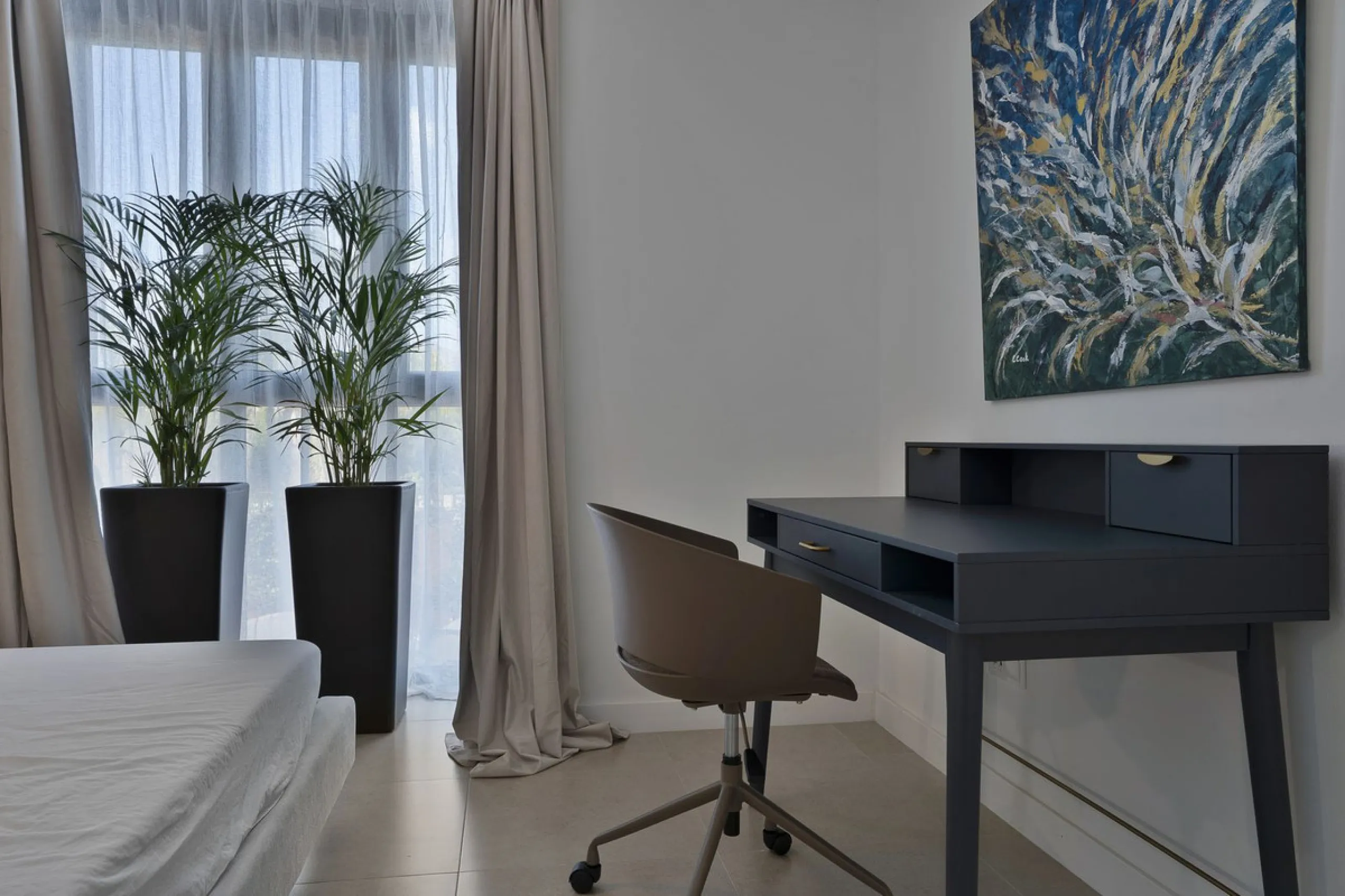 Bright and modern 2-room apartments with high ceilings, filled with sunlight and a sense of space.