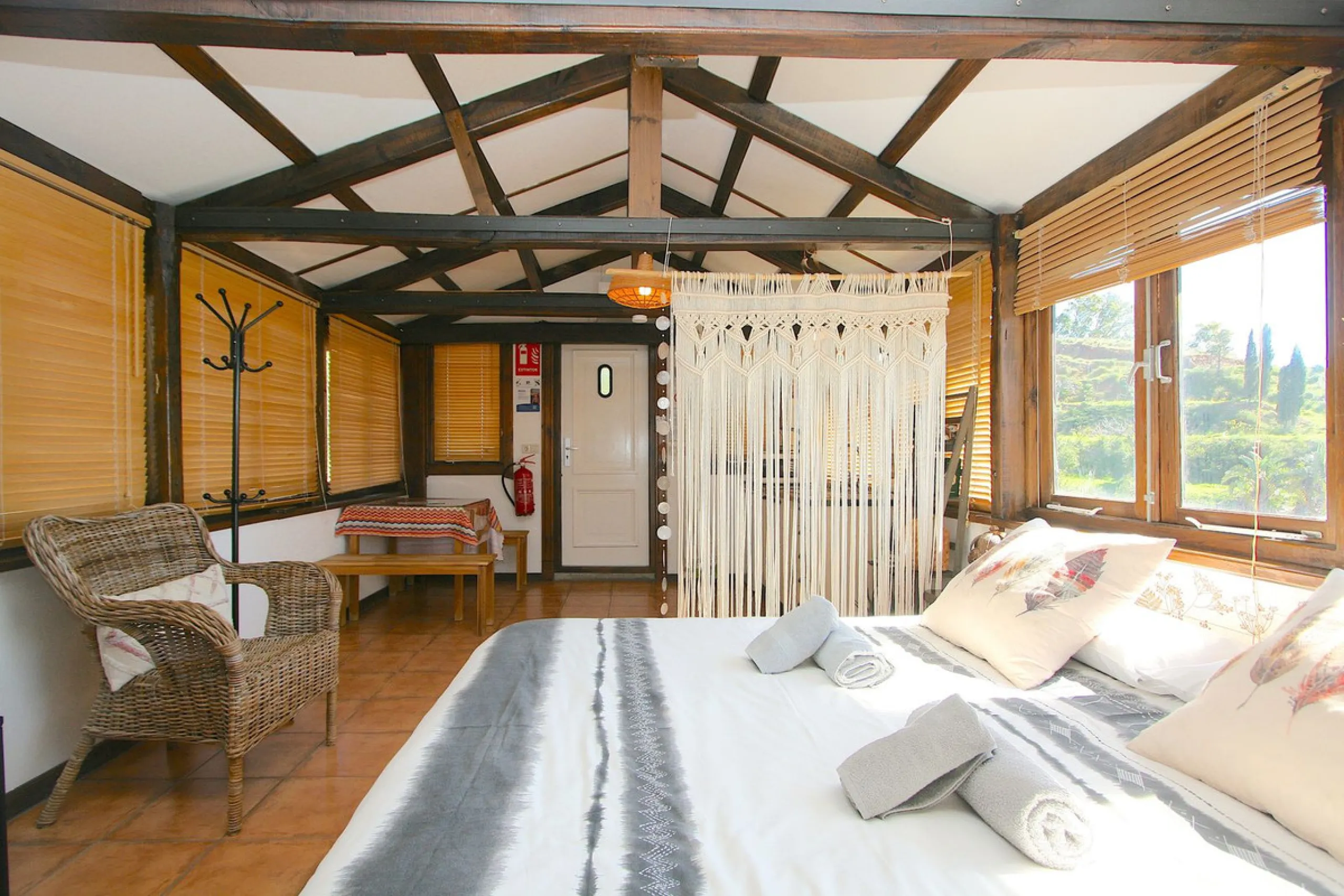 A rare opportunity to own a truly enchanting estate near the picturesque Mijas Pueblo. Set on an expansive 16,000 m² plot, this gated property offers breathtaking panoramic views surrounded by fruit trees, almond trees, and olive groves, creating a peacef