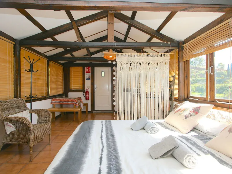 A rare opportunity to own a truly enchanting estate near the picturesque Mijas Pueblo. Set on an expansive 16,000 m² plot, this gated property offers breathtaking panoramic views surrounded by fruit trees, almond trees, and olive groves, creating a peacef