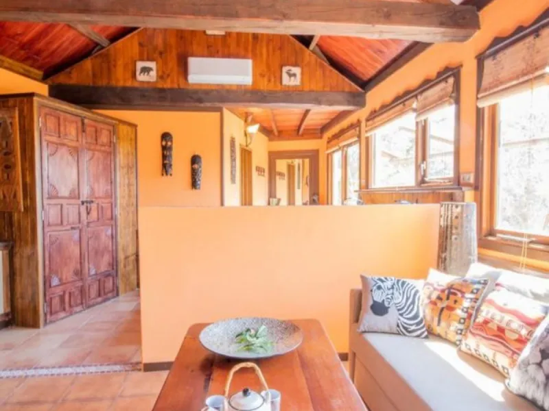 A rare opportunity to own a truly enchanting estate near the picturesque Mijas Pueblo. Set on an expansive 16,000 m² plot, this gated property offers breathtaking panoramic views surrounded by fruit trees, almond trees, and olive groves, creating a peacef