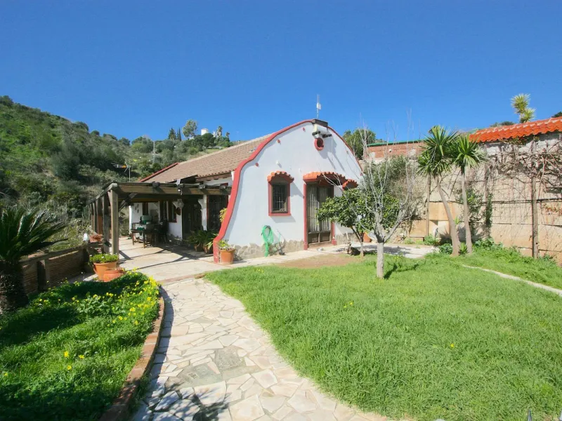 A rare opportunity to own a truly enchanting estate near the picturesque Mijas Pueblo. Set on an expansive 16,000 m² plot, this gated property offers breathtaking panoramic views surrounded by fruit trees, almond trees, and olive groves, creating a peacef