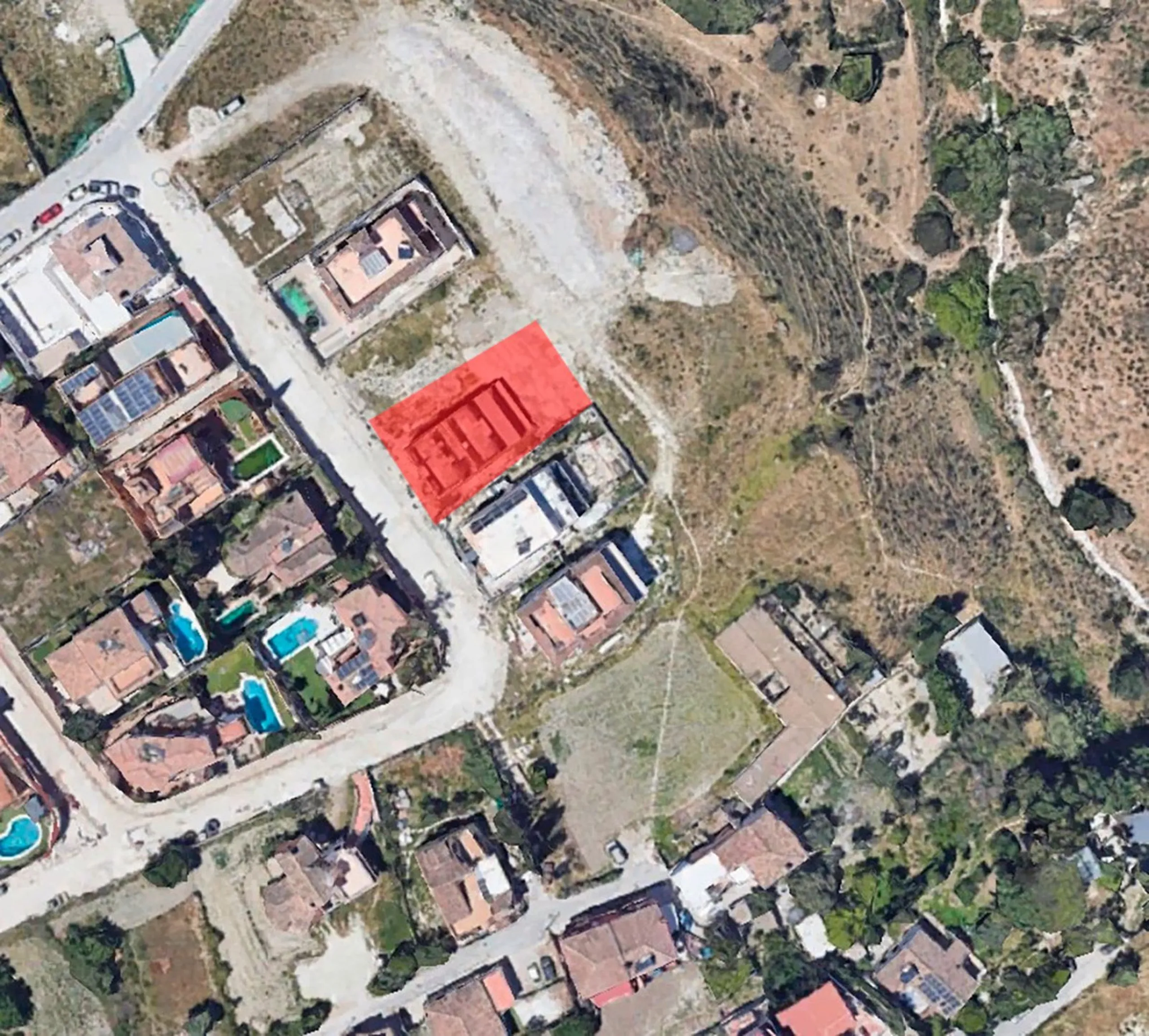 Urban plot with project and structure started – Urbanización Don Silverio, Mijas Costa