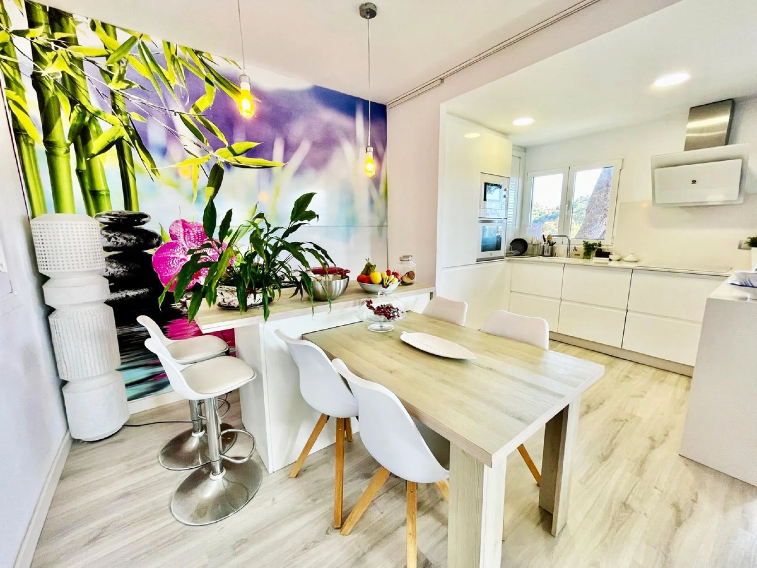 Terraced house for sale in a charming rustic development with modern interior design in Benalmádena!