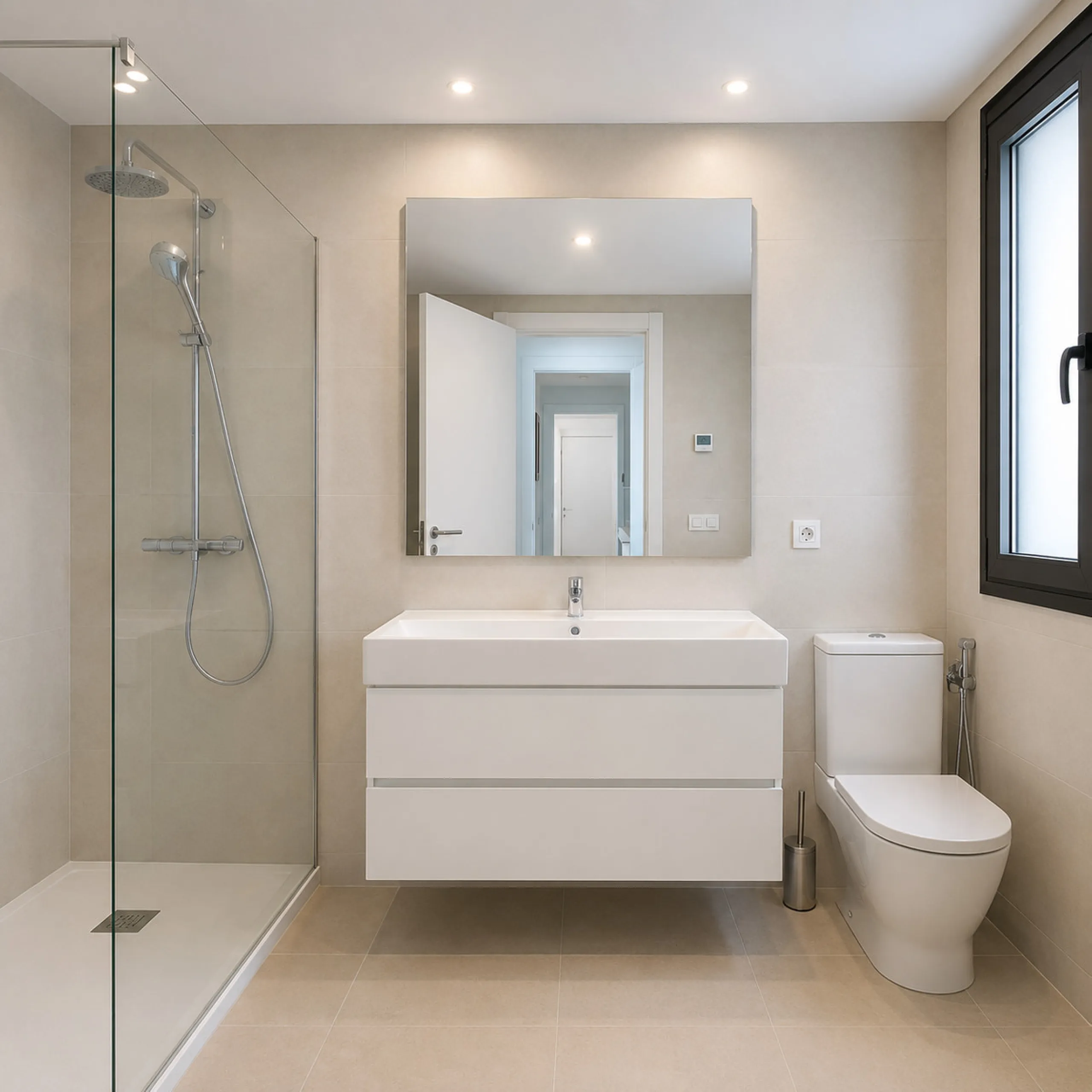 This ready to move in duplex penthouse, set within a modern community in Las Mesas of Estepona Port area, stands out for its impressive solarium with panoramic sea views. Built in 2025, the property offers a contemporary lifestyle in a sought-after locati