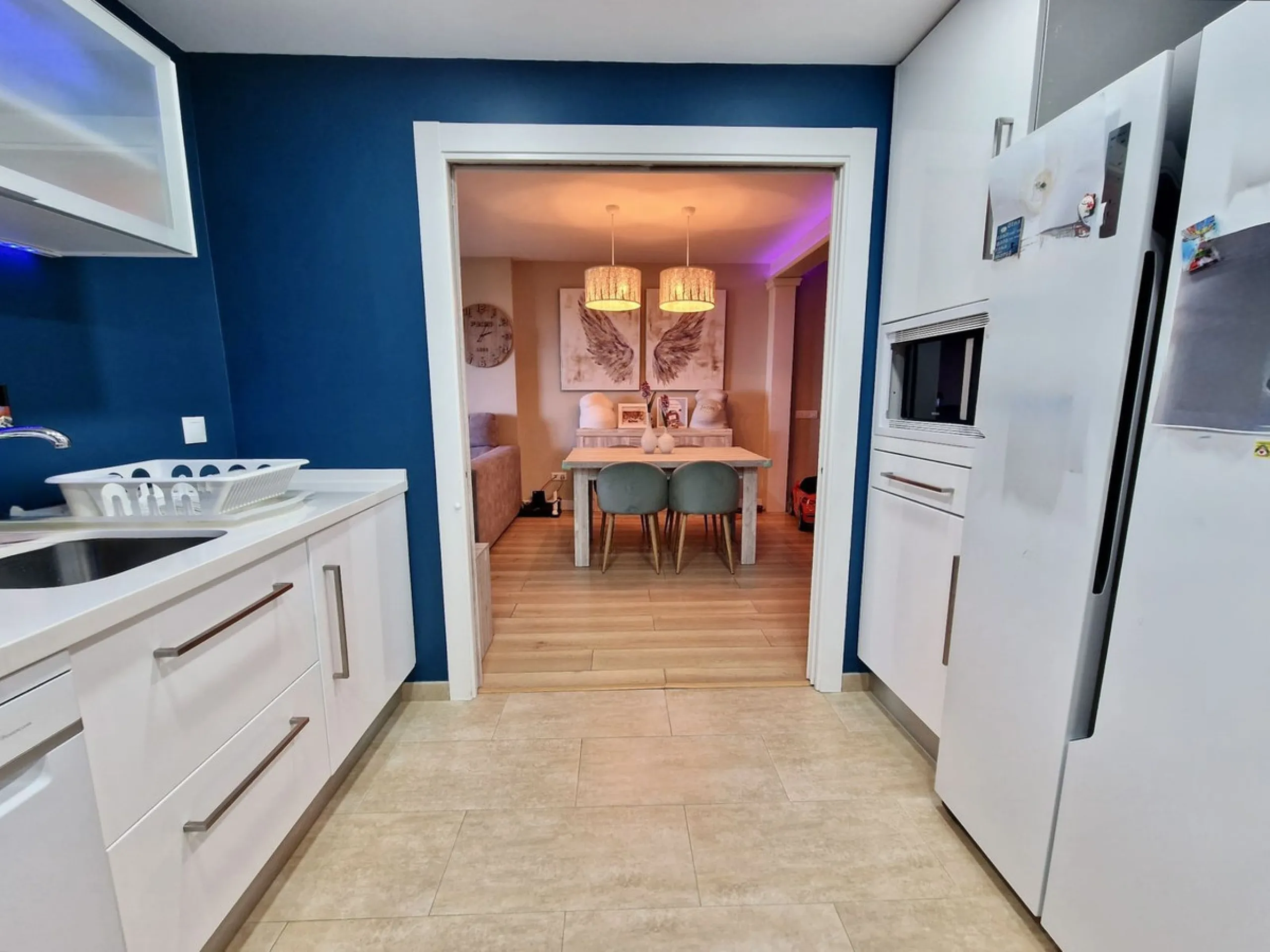 Price reduction !! Immaculate, beautifully reformed, spacious ground floor duplex apartment with 2 terraces, private garden AND sea and pool views!!  Located in a quiet corner of this fabulous community, the apartment, at entry level, consists of hallway,