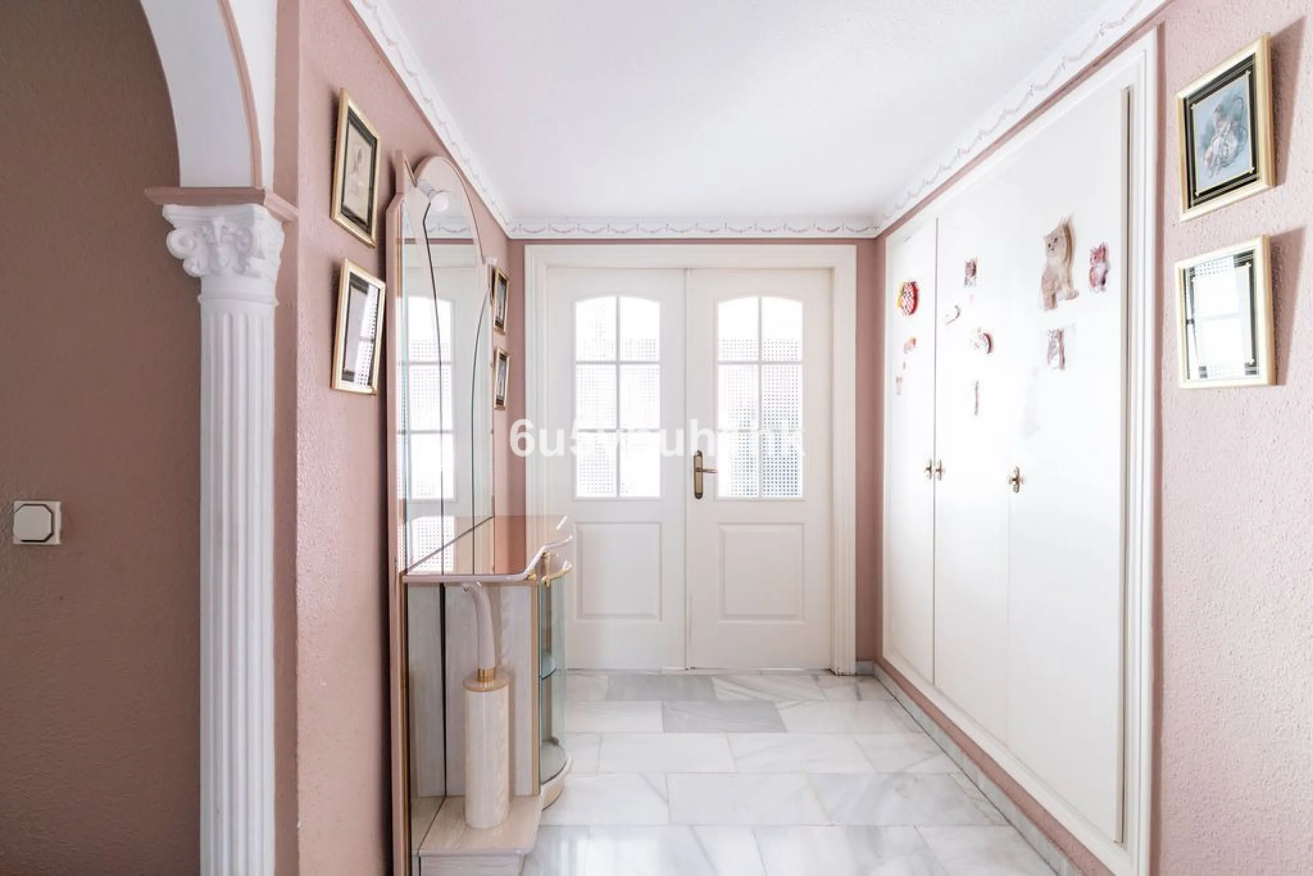 -Spacious three-bedroom apartment with large covered terrace overlooking a park