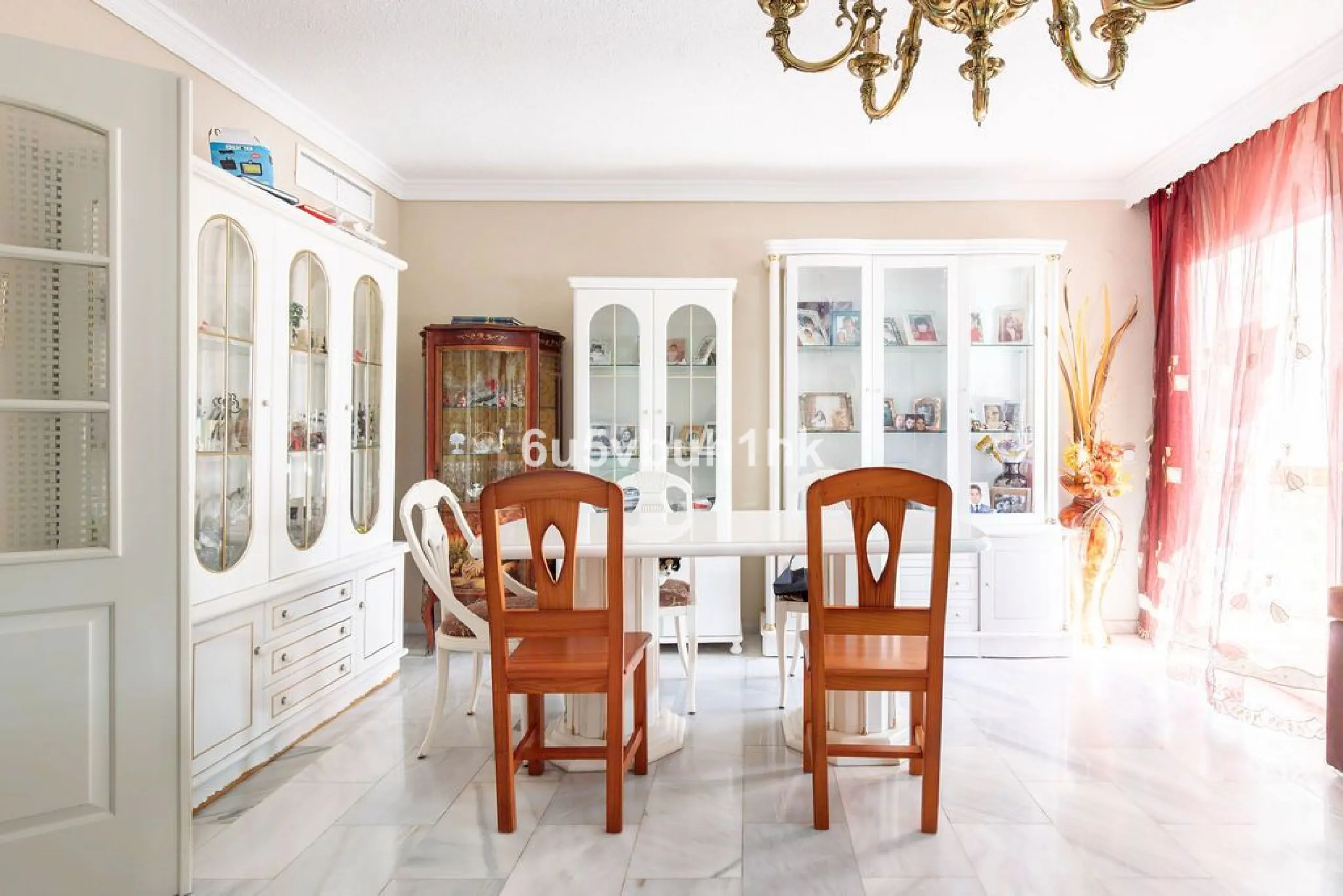 -Spacious three-bedroom apartment with large covered terrace overlooking a park