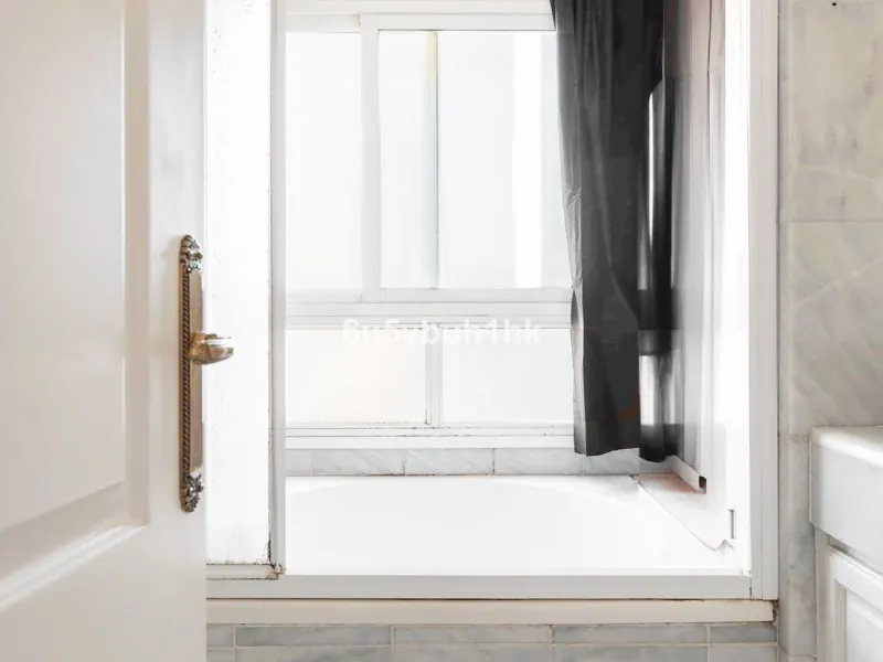 -Spacious three-bedroom apartment with large covered terrace overlooking a park