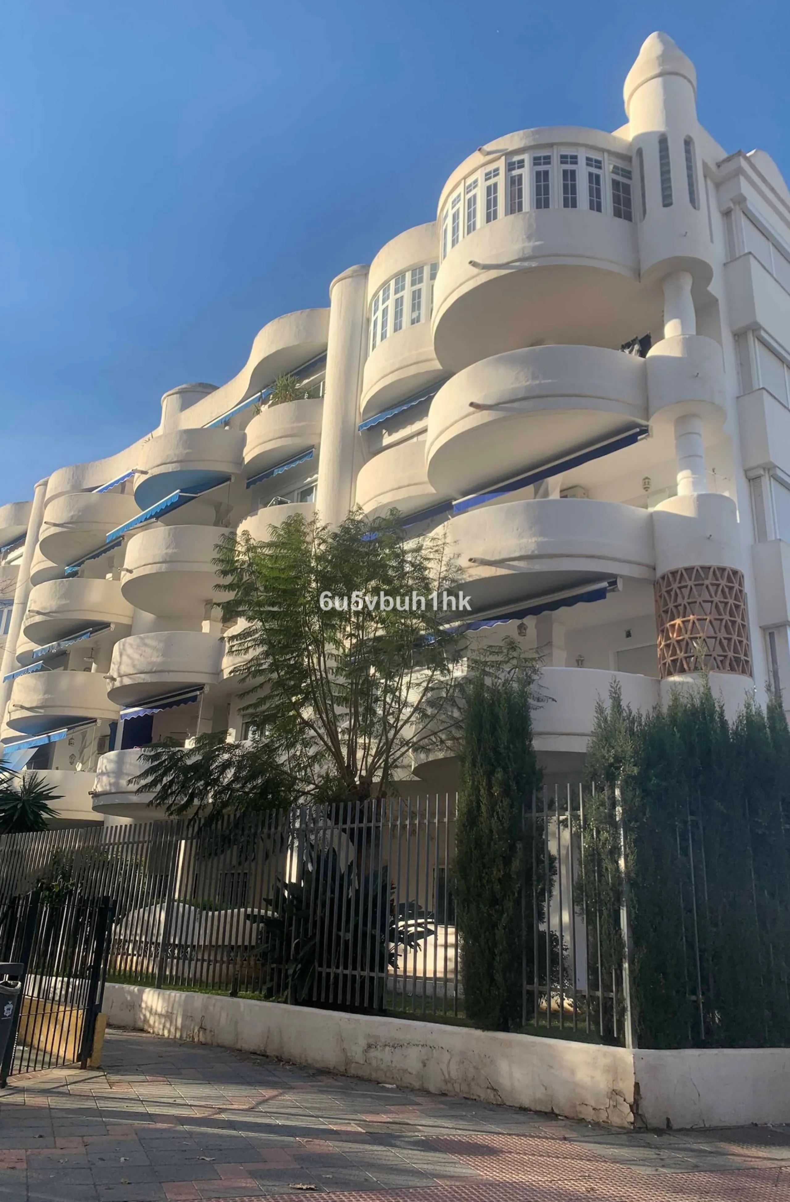-Spacious three-bedroom apartment with large covered terrace overlooking a park