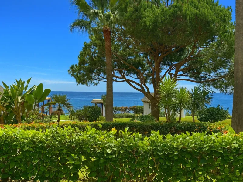 EXCLUSIVE BEACHFRONT APARTMENT IN MI CAPRICHO – GROUND FLOOR, 2 BEDROOMS, DIRECT POOL AND BEACH ACCESS & NEXT TO AMENITIES